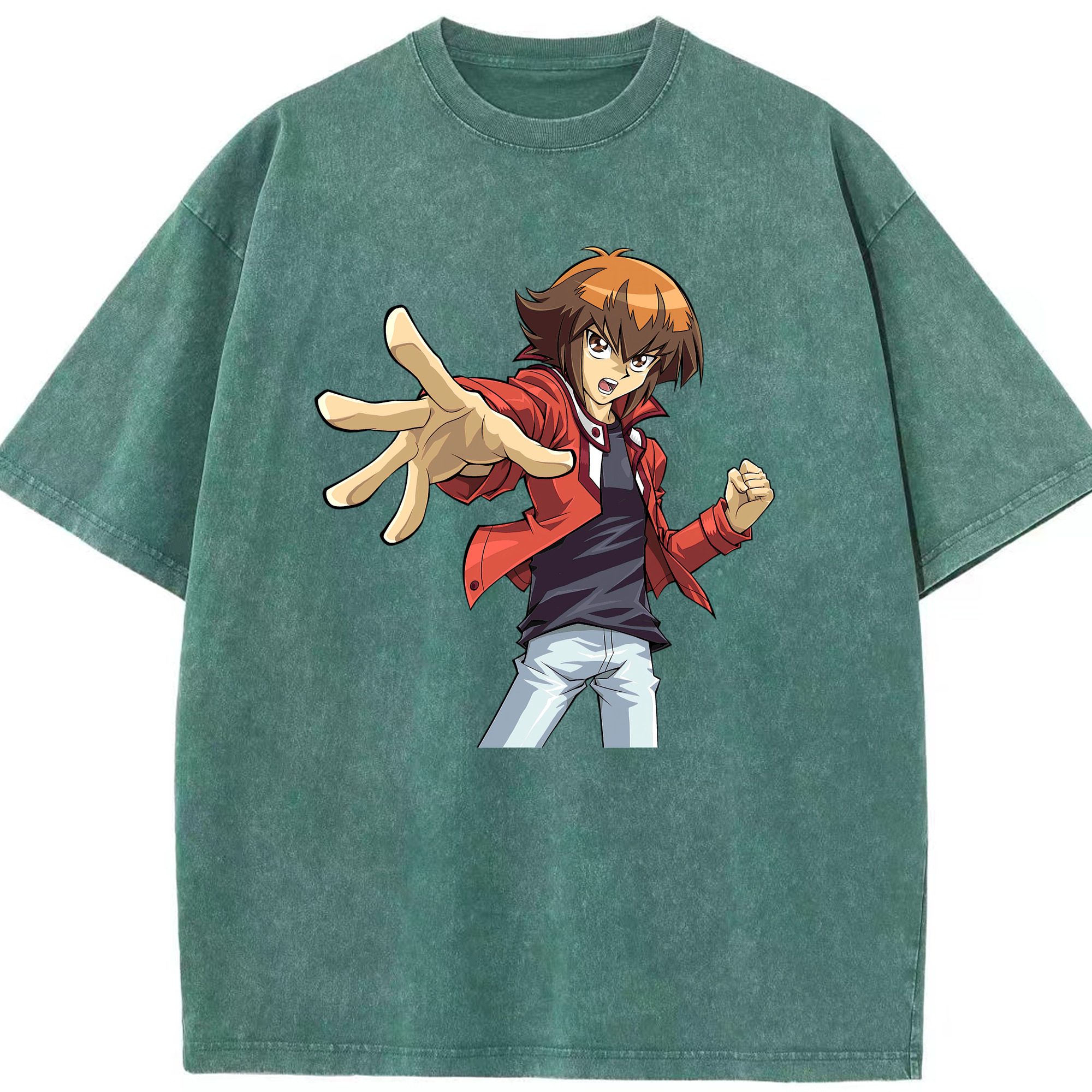 （画像用） 遊☆戯☆王 Yu-Gi-Oh! 綿100% ヴィンテージ風 半袖Tシャツ（フロントプリント）